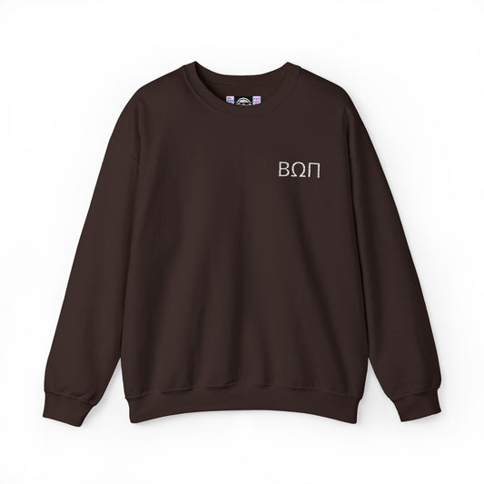 BΩΠ Embroidered Crewneck