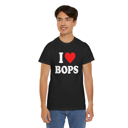 I Love Bops Cotton Tee